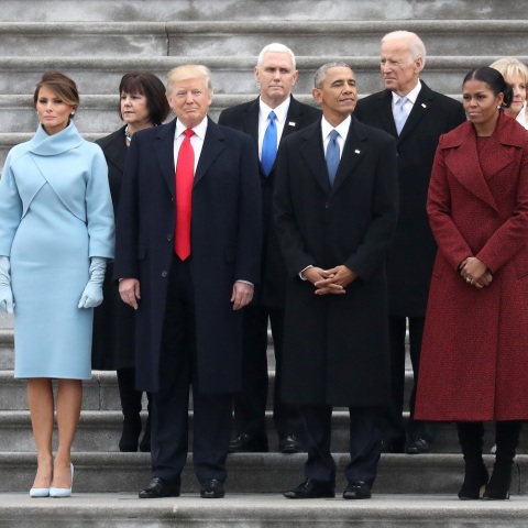 Ντόλαντ Τραμπ, Μελάνια Τραμπ, Μπαράκ Ομπάμα, Μισέλ Ομπάμα, Τζο Μπάιντεν, Μάικ Πενς
