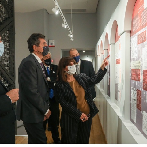 Η Πρόεδρος της Δημοκρατίας, Κατερίνα Σακελλαροπούλου