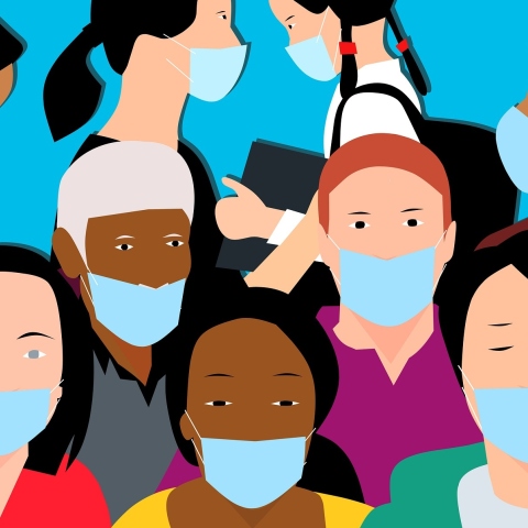 Εικονογράφηση για την πανδημία του κορωνοϊού