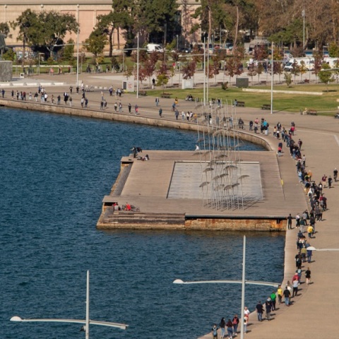 Ουρές για rapid test στη Θεσσαλονίκη