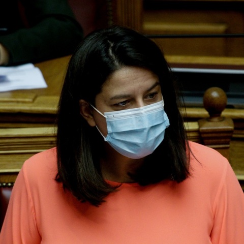 Η υπουργός Παιδείας, Νίκη Κεραμέως
