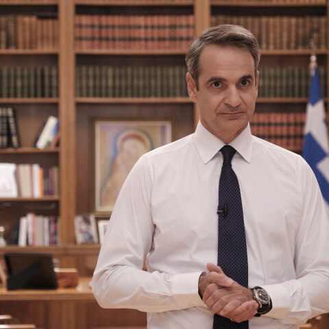 Ο πρωθυπουργός Κυριάκος Μητσοτάκης 