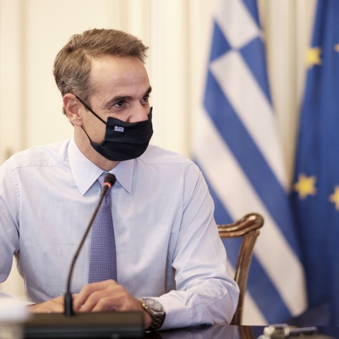 Ο πρωθυπουργός Κυριάκος Μητσοτάκης