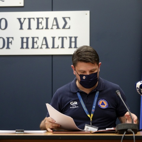 Ο υφυπουργός Πολιτικής Προστασίας, Νίκος Χαρδαλιάς