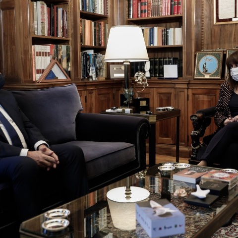 Η Πρόεδρος της Δημοκρατίας, Κατερίνα Σακελλαροπούλου