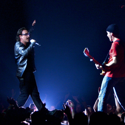 Στιγμιότυπο από συναυλία των U2