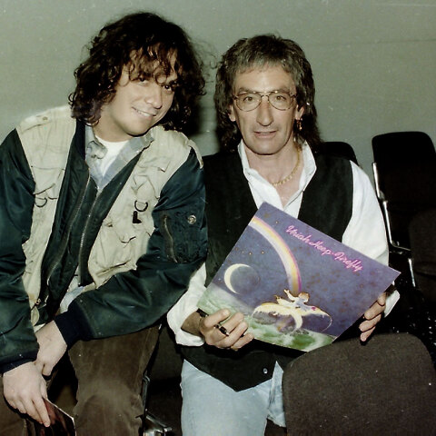 Ο Χρήστος Κισατζεκιάν και ο Ken Hensley στην Αθήνα