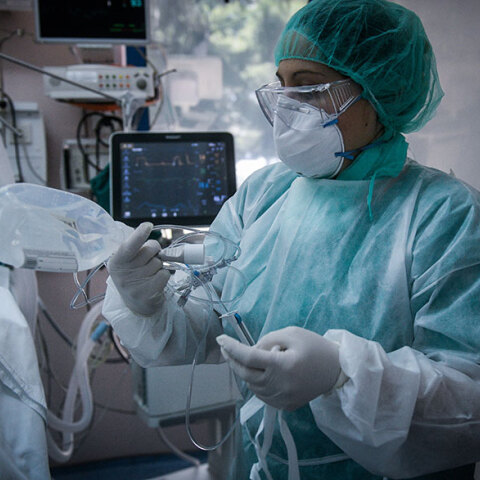 Εικόνα από την Εντατική στο νοσοκομείο «Σωτηρία»