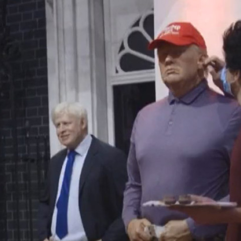 Το makeover του Τραμπ από το Μαντάμ Τισό