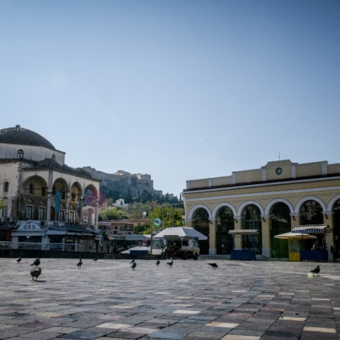 2ο ΠΑΝΕΛΛΑΔΙΚΟ LOCKDOWN COVID-19 / ΣΤΙΓΜΙΟΤΥΠΑ ΣΤΟ ΚΕΝΤΡΟ ΤΗΣ ΑΘΗΝΑΣ