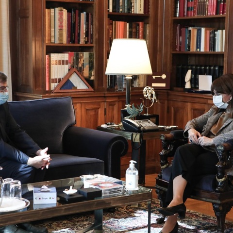 Η ΠτΔ, Κατερίνα Σακελλαροπούλου και ο καθηγητής Σωτήρης Τσιόδρας