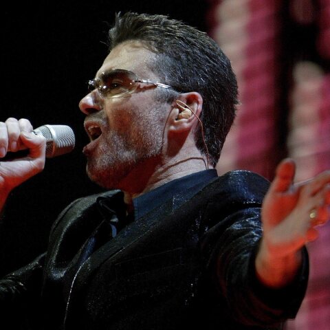 Στιγμιότυπο από συναυλία του Τζορτζ Μάικλ