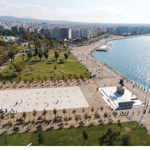 Άποψη της Θεσσαλονίκης από ψηλά