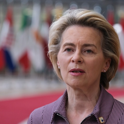 Η πρόεδρος της Κομισιόν, Ούρσουλα φον ντερ Λάιεν