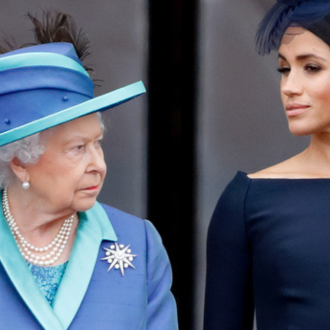 Βασίλισσα Ελισάβετ - Μέγκαν Μαρκλ 