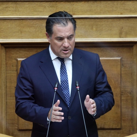 Ο υπουργός Ανάπτυξης και Επενδύσεων, Άδωνις Γεωργιάδης 