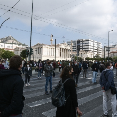 ΑΘΗΝΑ - ΣΥΓΚΕΝΤΡΩΣΗ ΓΙΑ ΤΗΝ ΕΠΕΤΕΙΟ ΤΗΣ ΕΞΕΓΕΡΣΗΣ ΤΟΥ ΠΟΛΥΤΕΧΝΕΙΟΥ