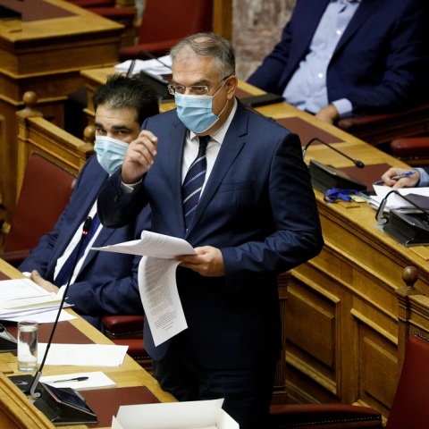 Ο υπουργός Εσωτερικών, Τάκης Θεοδωρικάκος