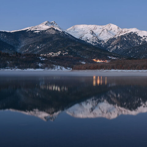 Ανατολή ηλίου στη Λίμνη Πλαστήρα