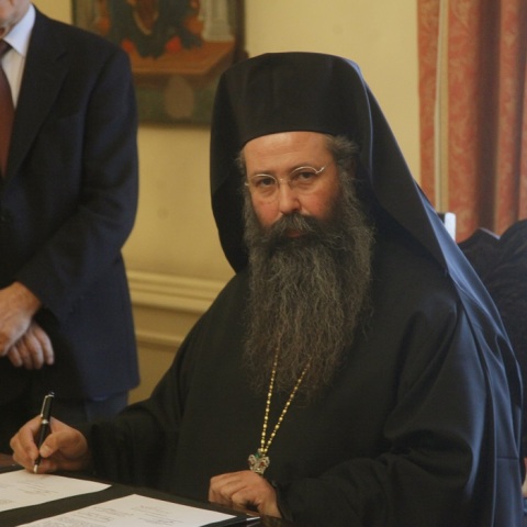 Ο Μητροπολίτης Κίτρους, Κατερίνης και Πλαταμώνος, Γεώργιος Χρυσοστόμου