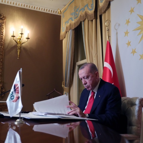 Ο Τούρκος πρόεδρος Ρετζέπ Ταγίπ Ερντογάν