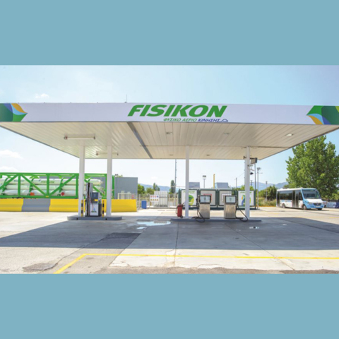 Νέα πρατήρια φυσικού αερίου κίνησης Fisikon στον ΣΕΑ Ευαγγελισμού