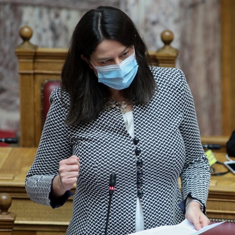 Η υπουργός Παιδείας, Νίκη Κεραμέως