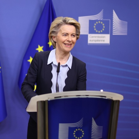 Η πρόεδρος της Κομισιόν, Ούρσουλα φον ντερ Λάιεν