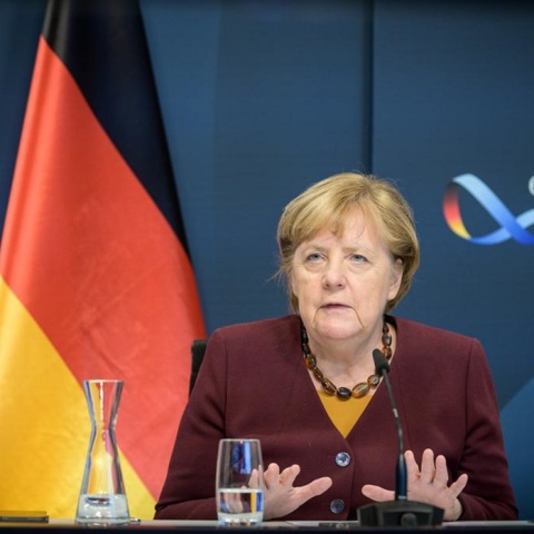 Η καγκελάριος της Γερμανίας, Άνγκελα Μέρκελ 