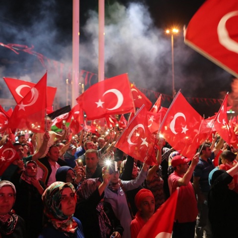 Εικόνα από την απόπειρα πραξικοπήματος στην Τουρκία