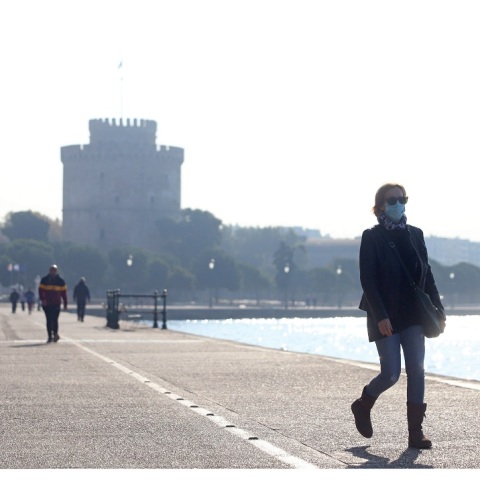 Στιγμιότυπο από το lockdown στη Θεσσαλονίκη