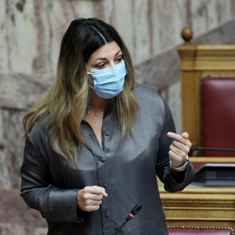Η υφυπουργός Παιδείας, Σοφία Ζαχαράκη
