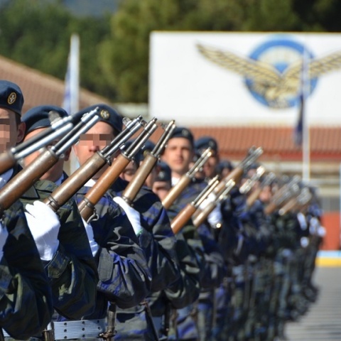 Τελετή ορκωμοσίας νέων σμηνιτών (φωτογραφία αρχείου)