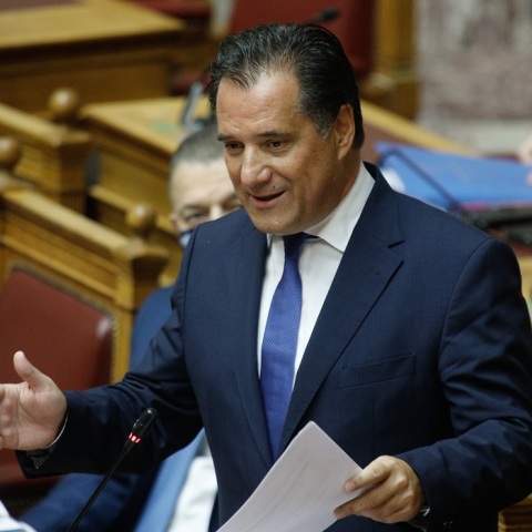 Ο υπουργός Ανάπτυξης και Επενδύσεων, Άδωνις Γεωργιάδης 