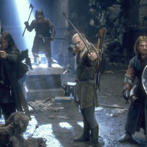 Σκηνή από την κινηματογραφική τριλογία «Ο Άρχοντας των Δαχτυλιδιών»