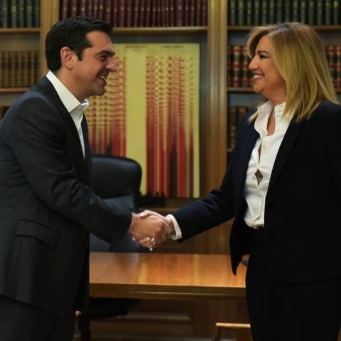 Αλέξης Τσίπρας, Φώφη Γεννηματά