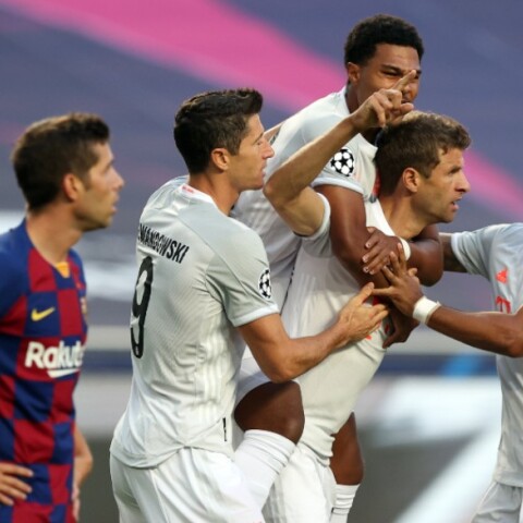 Η Μπάγερν Μονάχου στη συντριβή επί της Μπαρτσελόνα