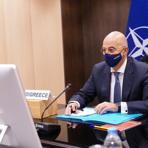 Ο υπουργός Εξωτερικών, Νίκος Δένδιας