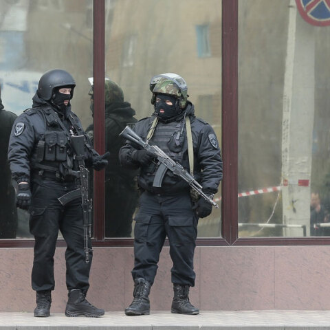 Ρώσοι αστυνομικοί στην πρωτεύουσα Μόσχα