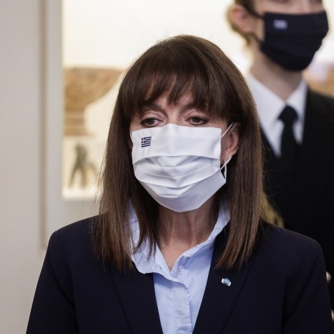 Η Πρόεδρος της Δημοκρατίας, Κατερίνα Σακελλαροπούλου