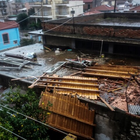 Ανεμοστρόβιλος στον Αστακό