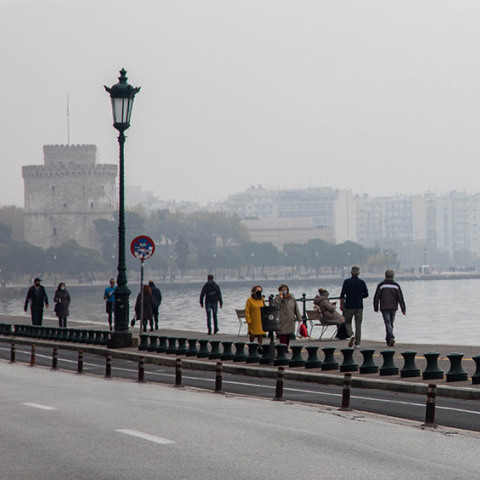 ΘΕΣΣΑΛΟΝΙΚΗ - LOCKDOWN / ΣΤΙΓΜΙΟΤΥΠΑ ΑΠΟ ΤΗΝ ΠΟΛΗ