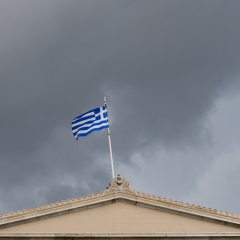 Σημαία της Ελλάδας στη Βουλή