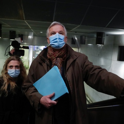 Ο επικεφαλής διαπραγματευτής της ΕΕ, Μισέλ Μπαρνιέ