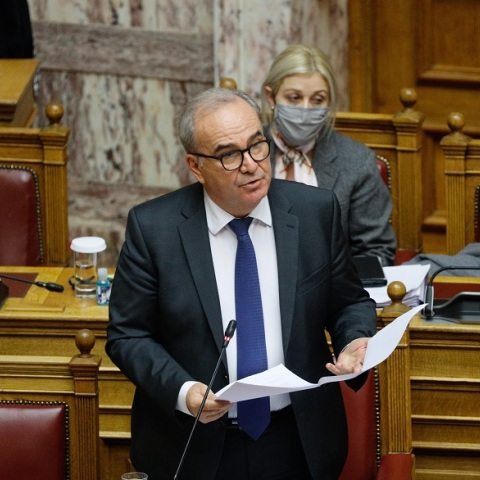 Ο αναπληρωτής υπουργός Ανάπτυξης, Νίκος Παπαθανάσης 