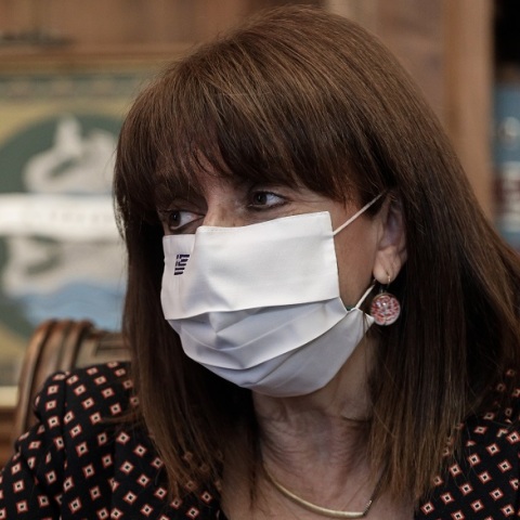 Η Πρόεδρος της Δημοκρατίας, Κατερίνα Σακελλαροπούλου