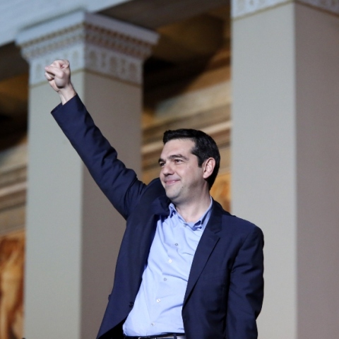 Ομιλία του Αλέξη Τσίπρα στο Εκλογικό Κέντρο στα Προπύλαια (2015)