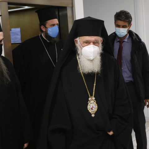 Ο αρχιεπίσκοπος Ιερώνυμος