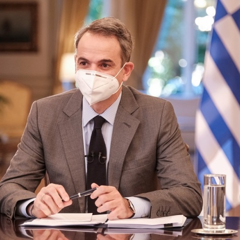 Ο πρωθυπουργός Κυριάκος Μητσοτάκης 