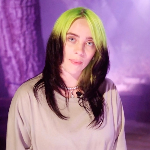 Η τραγουδίστρια/τραγουδοποιός Billie Eilish